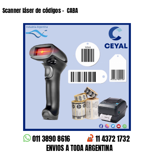 Scanner láser de códigos –  CABA