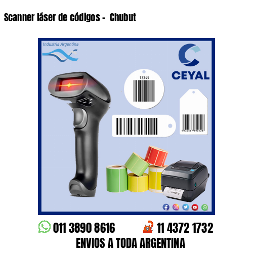 Scanner láser de códigos –  Chubut