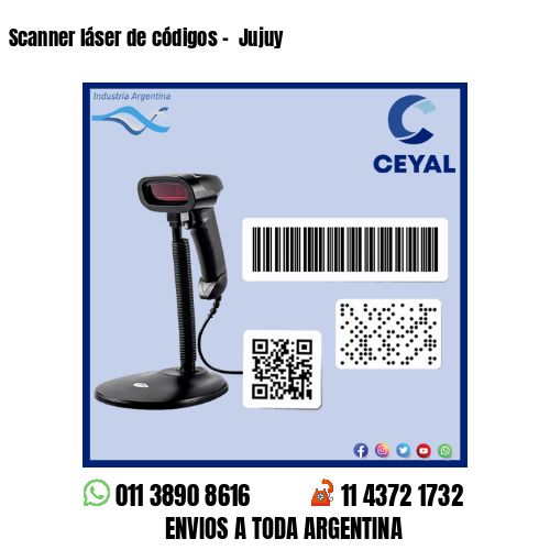 Scanner láser de códigos –  Jujuy