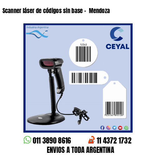 Scanner láser de códigos sin base –  Mendoza