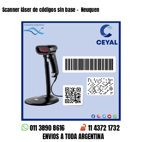 Scanner láser de códigos sin base –  Neuquen