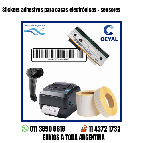 Stickers adhesivos para casas electrónicas – sensores