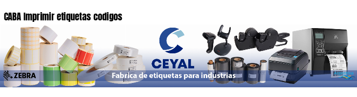 CABA Imprimir etiquetas codigos