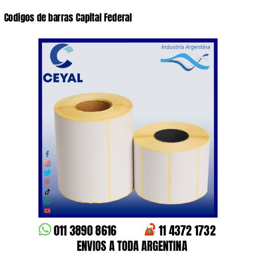 Codigos de barras Capital Federal