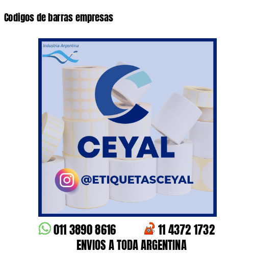 Codigos de barras empresas 