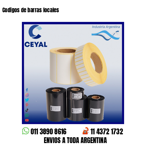 Codigos de barras locales