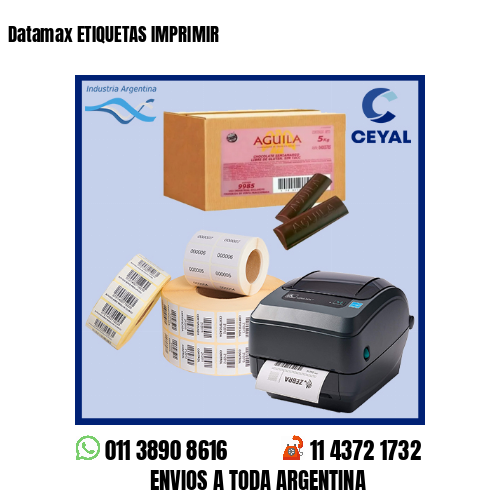 Datamax ETIQUETAS IMPRIMIR
