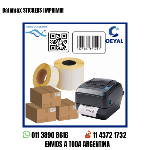 Datamax STICKERS IMPRIMIR