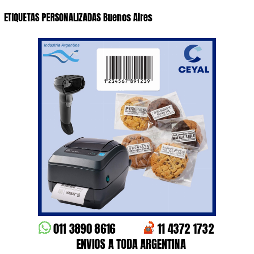 ETIQUETAS PERSONALIZADAS Buenos Aires