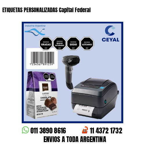 ETIQUETAS PERSONALIZADAS Capital Federal