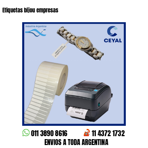 Etiquetas bijou empresas