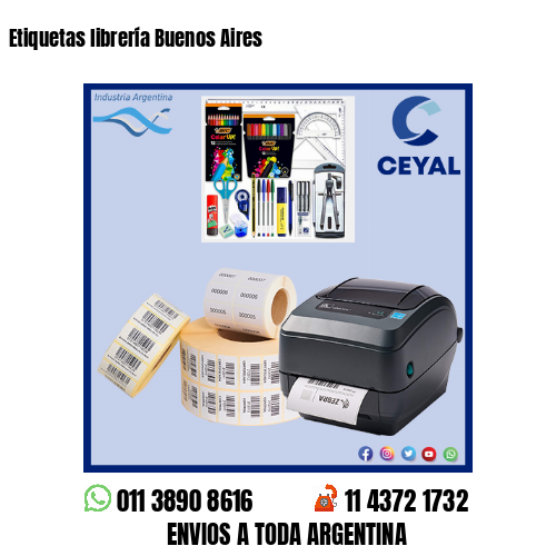 Etiquetas librería Buenos Aires
