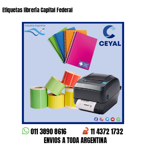 Etiquetas librería Capital Federal