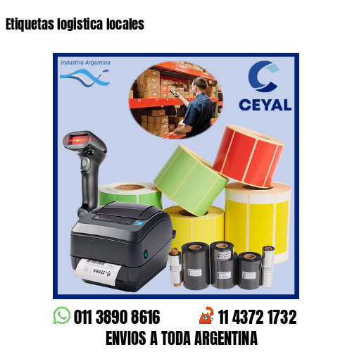 Etiquetas logistica locales