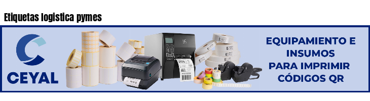 Etiquetas logistica pymes 