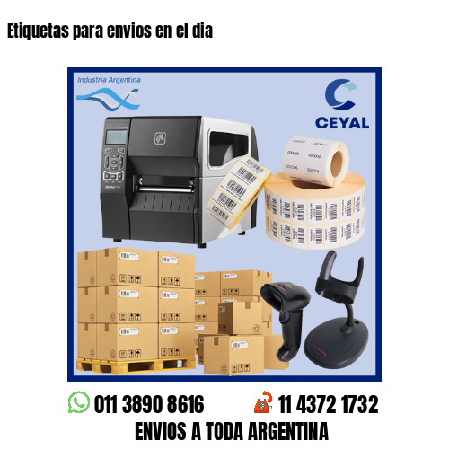 Etiquetas para envios en el dia