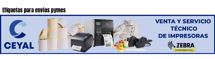 Etiquetas para envios pymes 