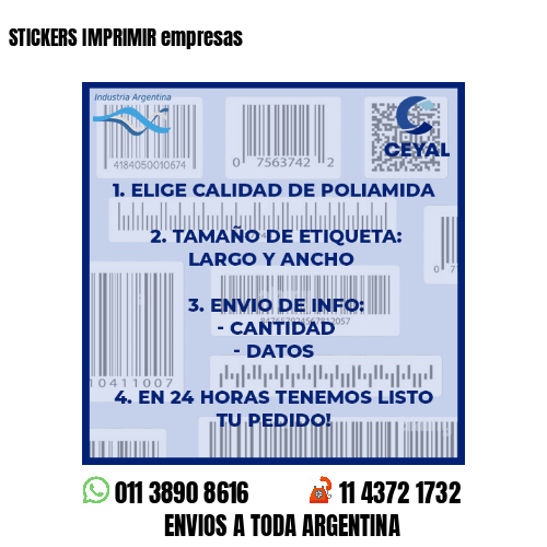 STICKERS IMPRIMIR empresas