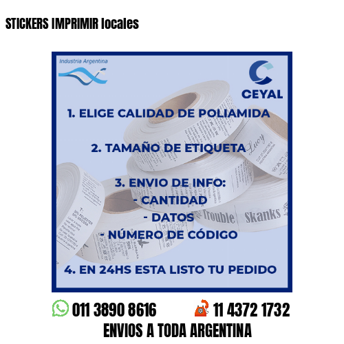 STICKERS IMPRIMIR locales