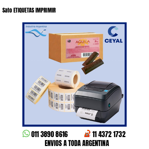 Sato ETIQUETAS IMPRIMIR