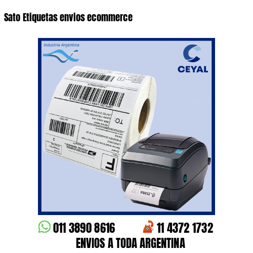 Sato Etiquetas envios ecommerce