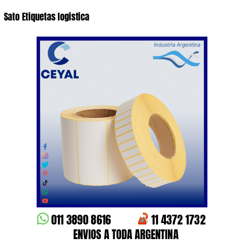 Sato Etiquetas logistica