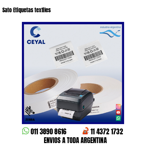 Sato Etiquetas textiles