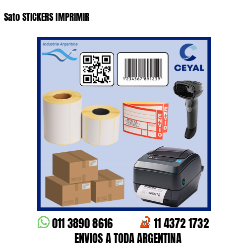 Sato STICKERS IMPRIMIR