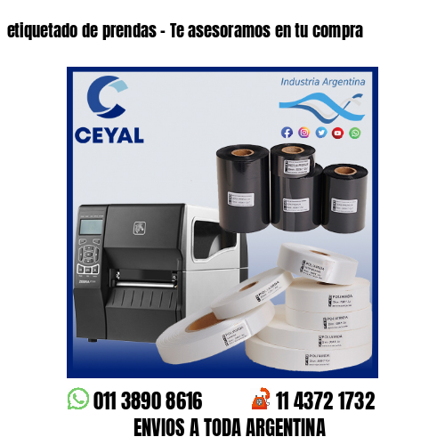 etiquetado de prendas – Te asesoramos en tu compra