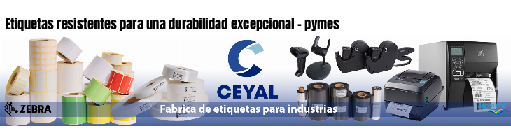 Etiquetas resistentes para una durabilidad excepcional - pymes