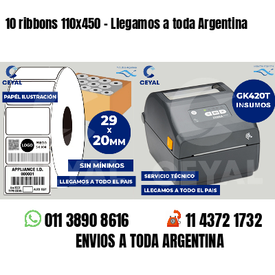 10 ribbons 110x450 - Llegamos a toda Argentina
