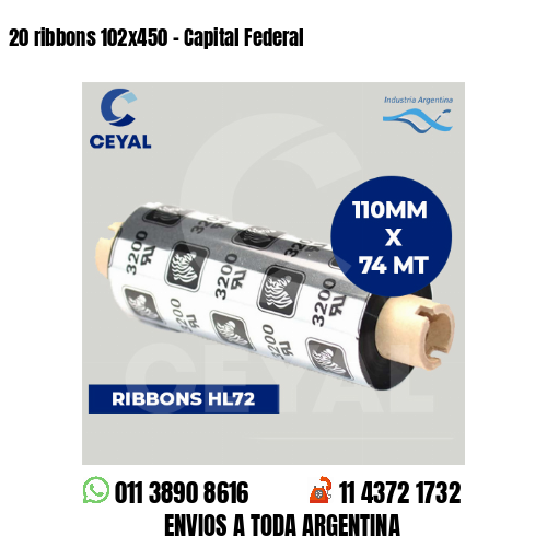 20 ribbons 102×450 – Capital Federal