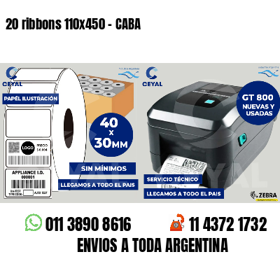 20 ribbons 110x450 - CABA