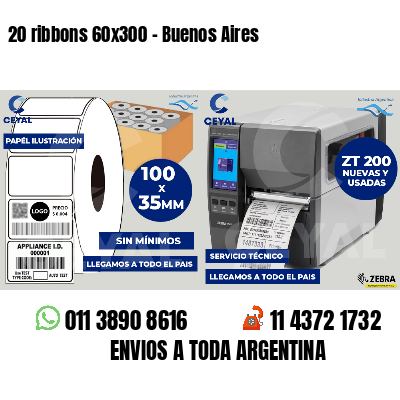 20 ribbons 60x300 - Buenos Aires