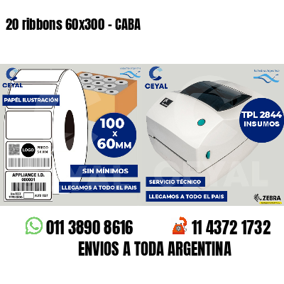 20 ribbons 60x300 - CABA