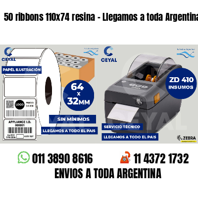 50 ribbons 110x74 resina - Llegamos a toda Argentina