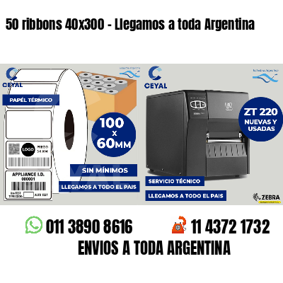 50 ribbons 40x300 - Llegamos a toda Argentina