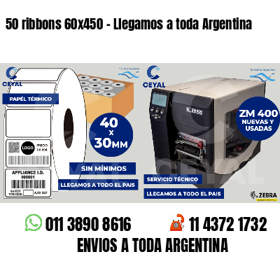 50 ribbons 60x450 - Llegamos a toda Argentina