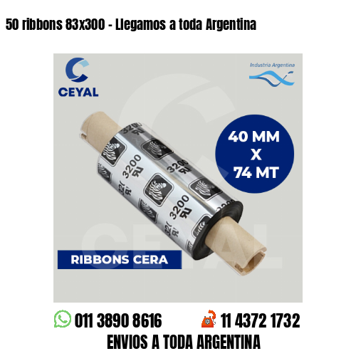 50 ribbons 83×300 – Llegamos a toda Argentina
