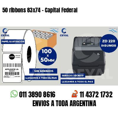 50 ribbons 83x74 - Capital Federal