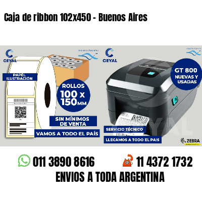Caja de ribbon 102x450 - Buenos Aires