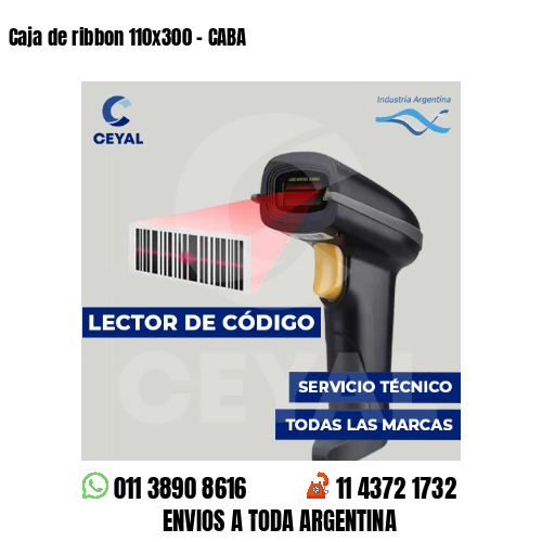 Caja de ribbon 110x300 - CABA