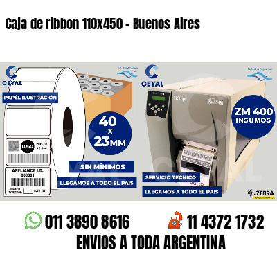 Caja de ribbon 110x450 - Buenos Aires
