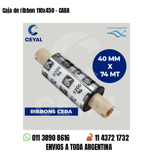 Caja de ribbon 110×450 – CABA