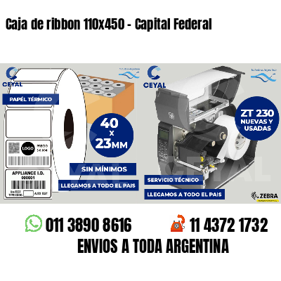 Caja de ribbon 110x450 - Capital Federal