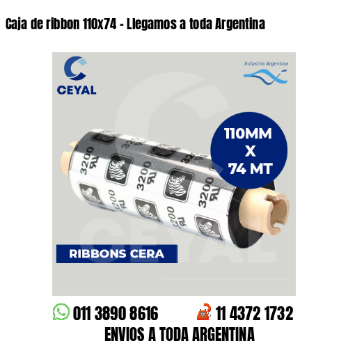 Caja de ribbon 110×74 – Llegamos a toda Argentina