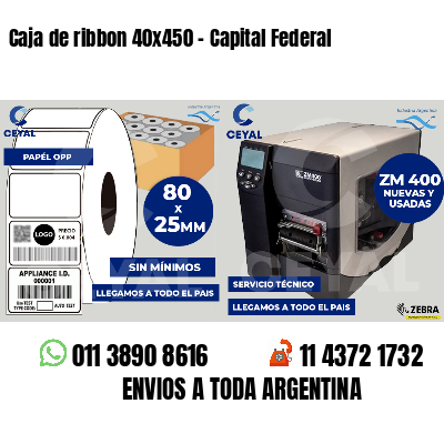 Caja de ribbon 40x450 - Capital Federal