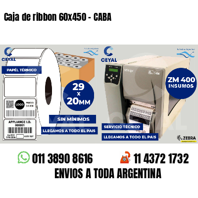 Caja de ribbon 60x450 - CABA