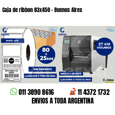 Caja de ribbon 83x450 - Buenos Aires