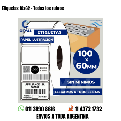 Etiquetas 10×62 – Todos los rubros